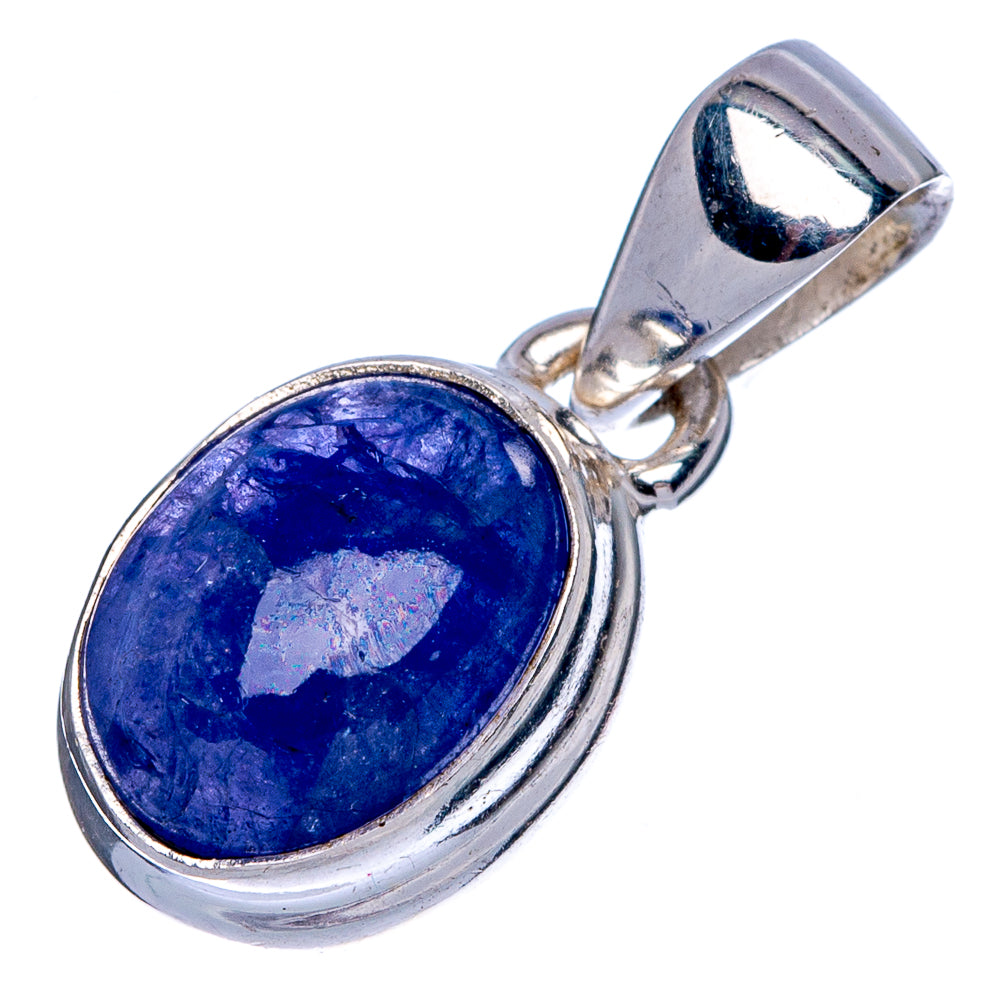 Rare Natural Tanzanite Pendant 3/4" (925 Sterling Silver) P39948