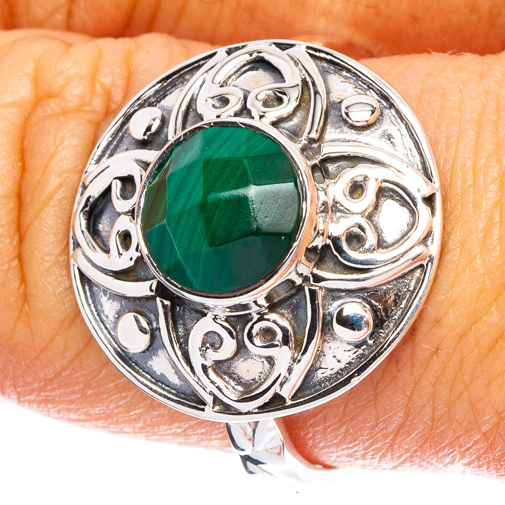 Malachite 925 Sterling Silver Premium Ring Size 9.5 (925 Sterling Silver) R6495