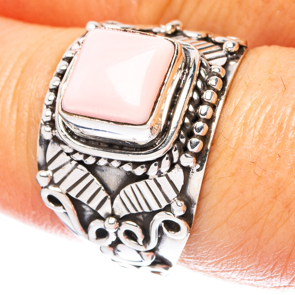 Queen Conch ShellRing Size 7.75 (925 Sterling Silver) R4676