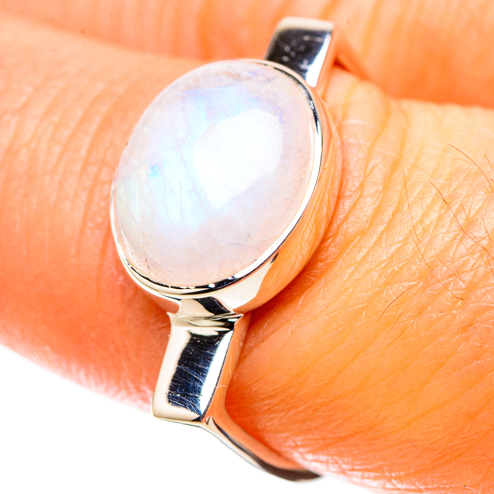 Premium Rainbow Moonstone Ring Size 7.25 (925 Sterling Silver) RING138098
