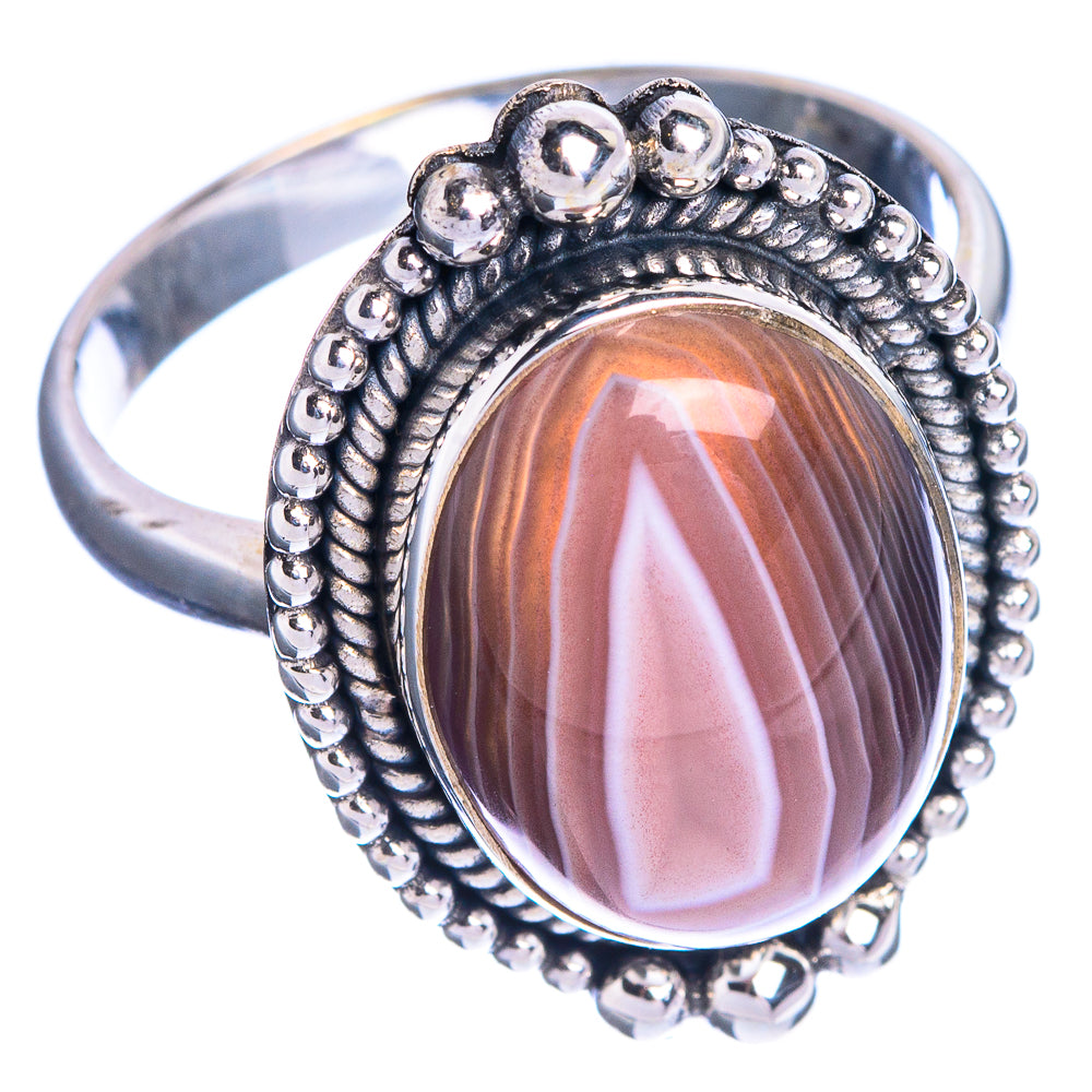 Botswana Agate Ring Size 9.75 (925 Sterling Silver) R144293