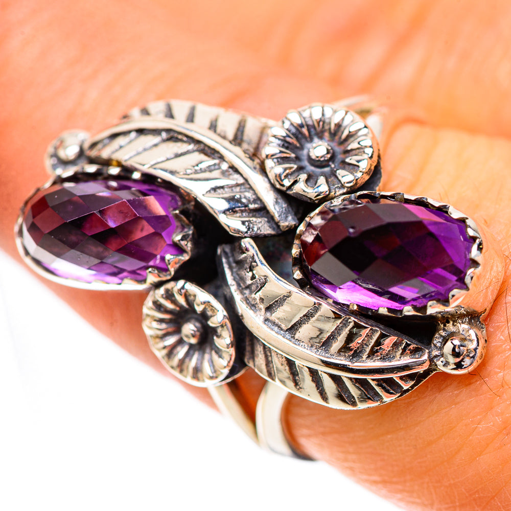 Amethyst Ring Size 7.75 (925 Sterling Silver) RING139775