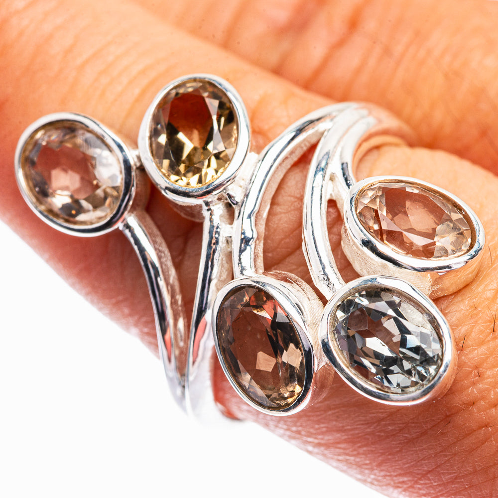 Multi-Topaz Ring Size 8.5 (925 Sterling Silver) R142035