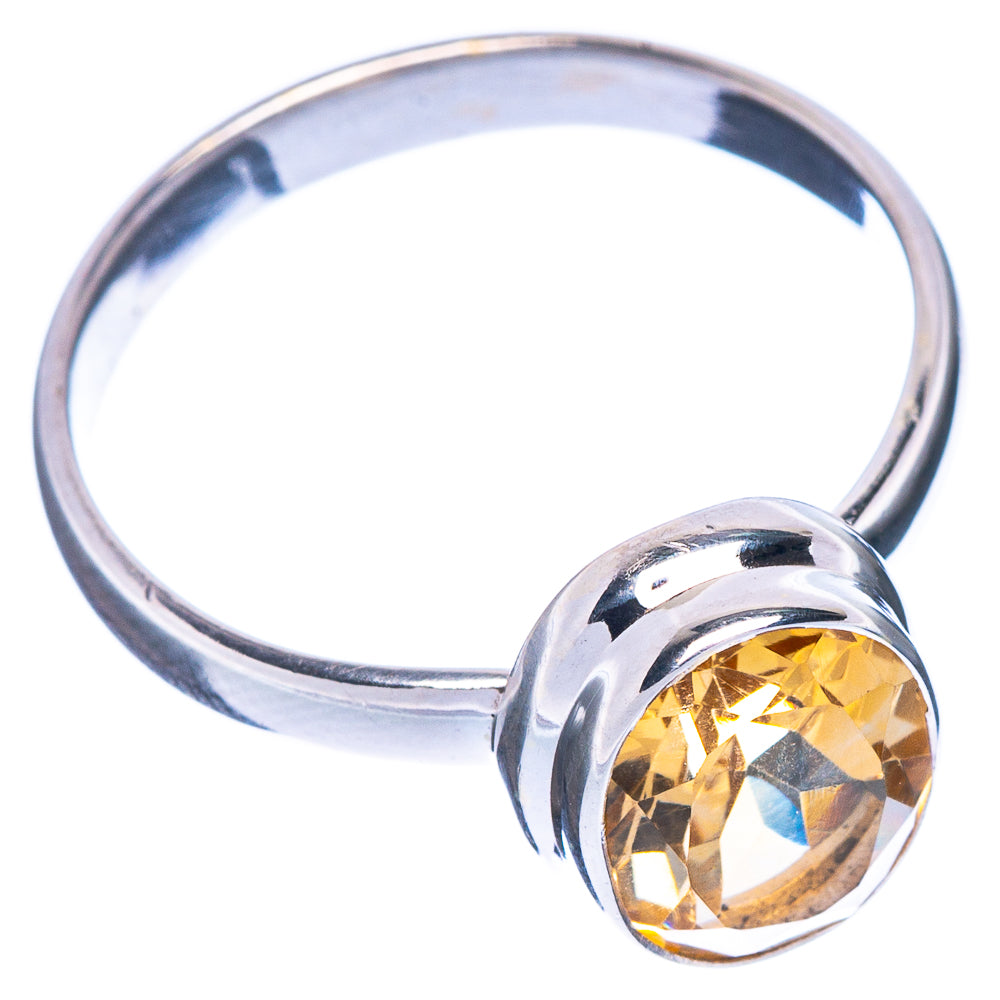Faceted Citrine Ring Size 8.75 (925 Sterling Silver) R147085
