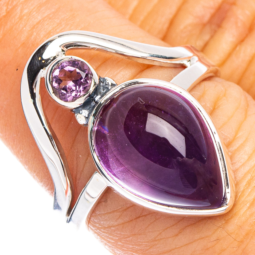 Amethyst 925 Sterling Silver Premium Ring Size 7.75 (925 Sterling Silver) R6567