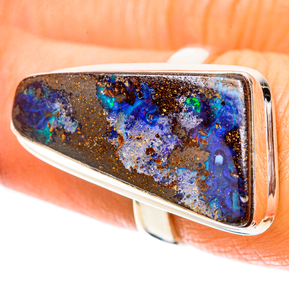 Boulder Opal Ring Size 6.75 (925 Sterling Silver) RING137976