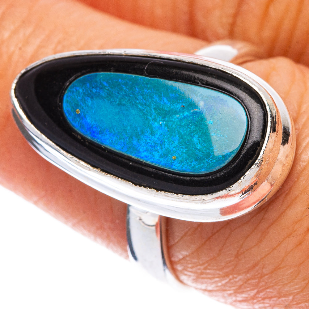 Triplet Opal Ring Size 7.25 (925 Sterling Silver) R146631