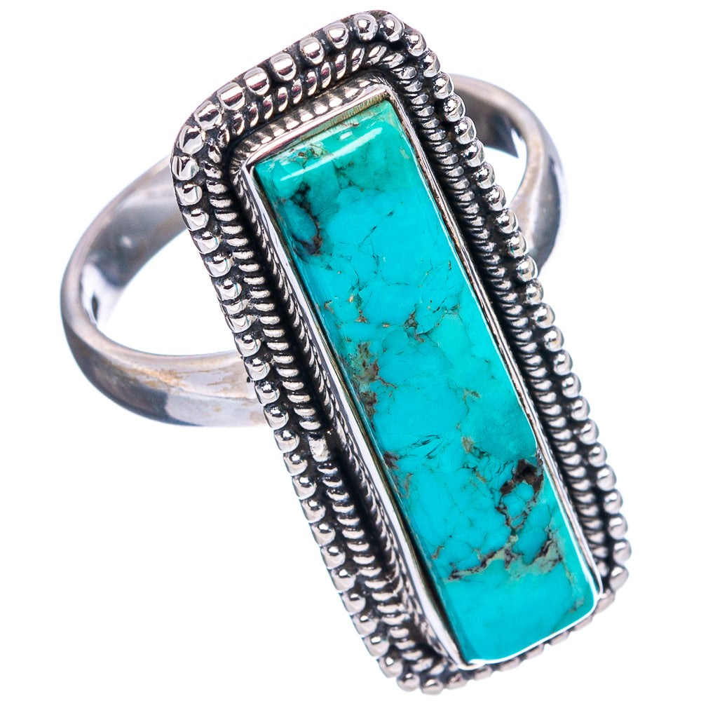 Mohave Turquoise Ring Size 8 (.925 Sterling Silver)
