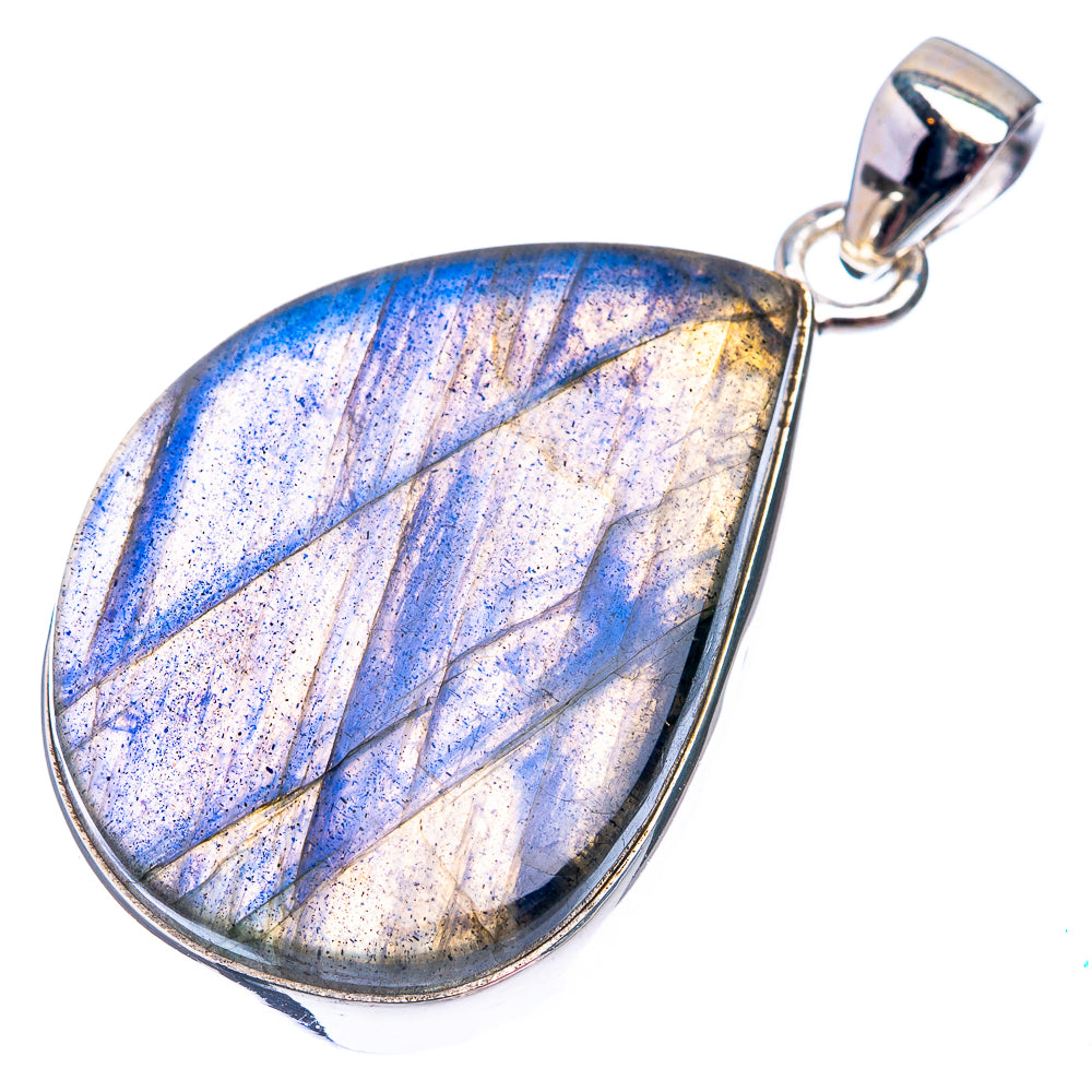 Labradorite Pendant 1 3/4" (925 Sterling Silver) P38833