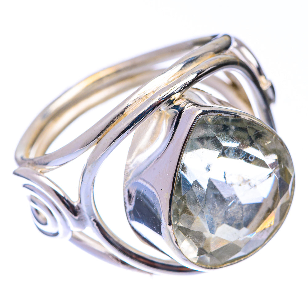 Green Amethyst Ring Size 5.75 (925 Sterling Silver) R141081
