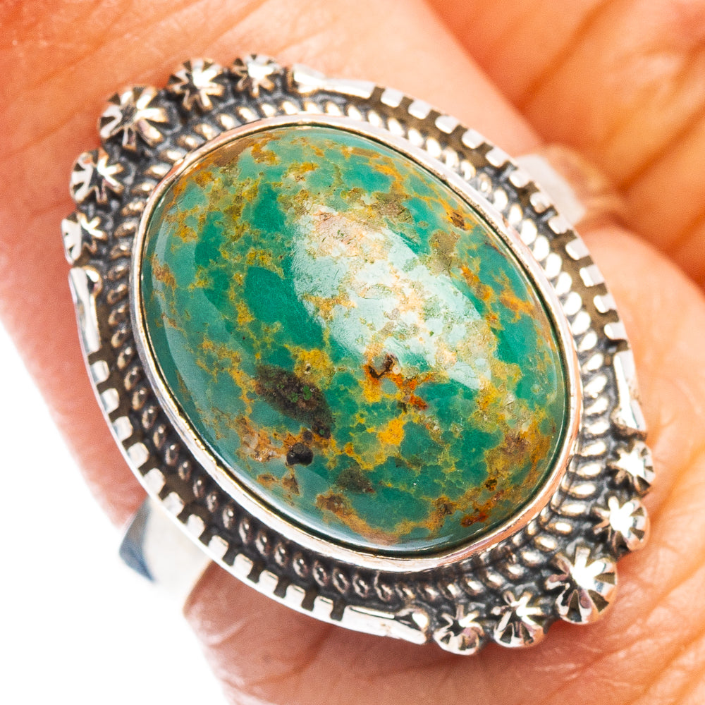 Royston Turquoise Ring Size 6.75 (.925 Sterling Silver)