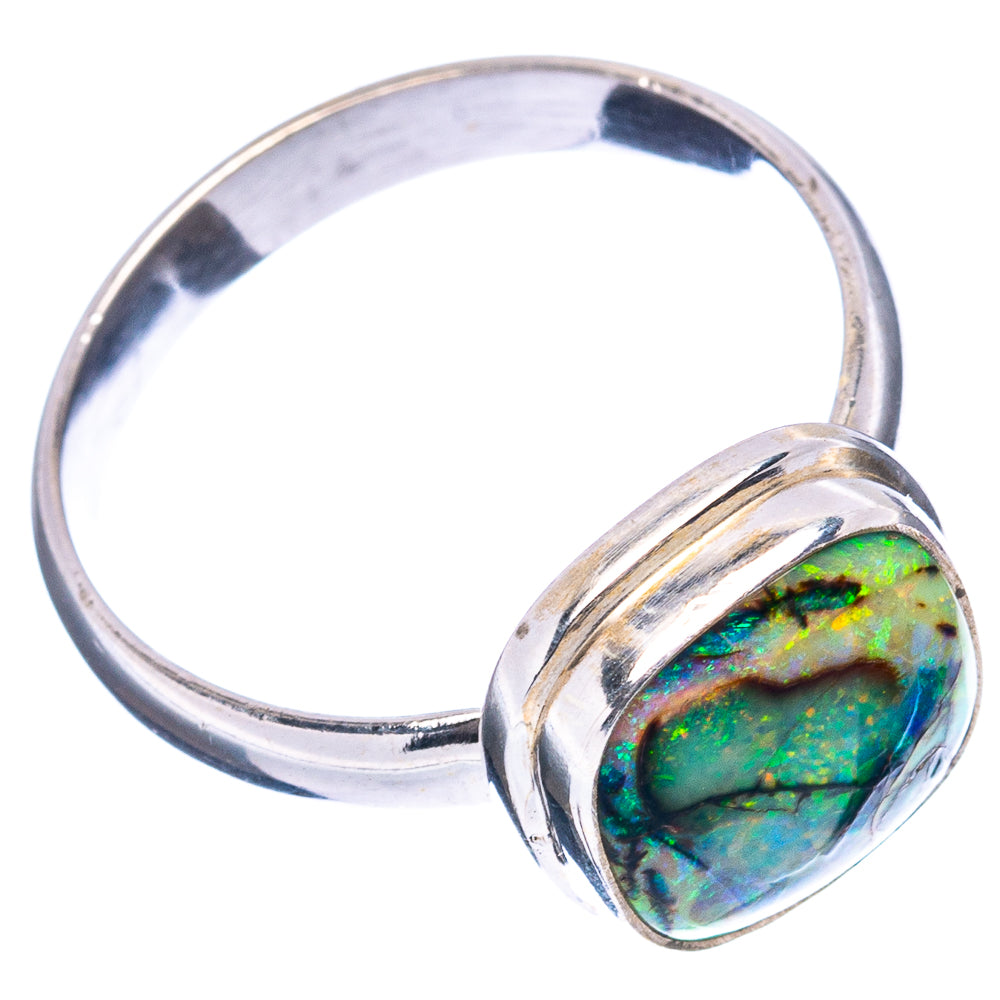 Rare Sterling Opal Ring Size 8.75 (.925 Sterling Silver)