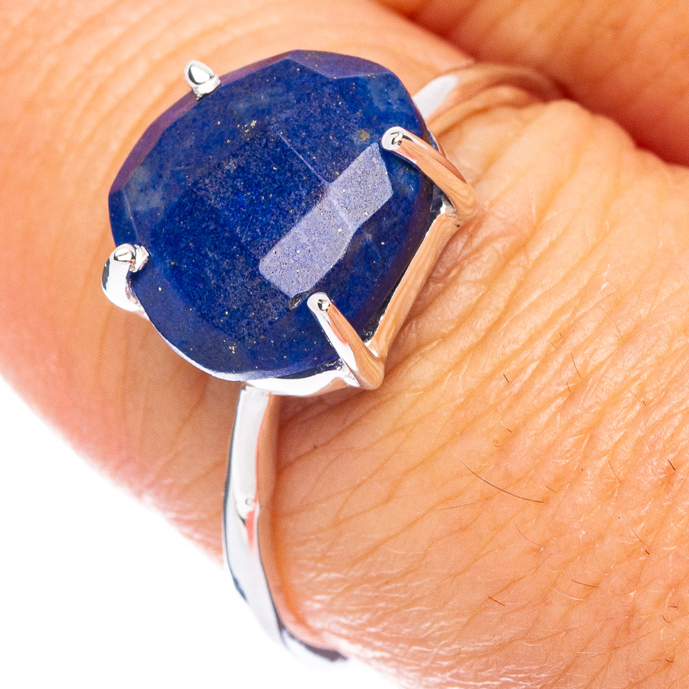 Value Lapis Lazuli Ring Size 8 (925 Sterling Silver) R7521