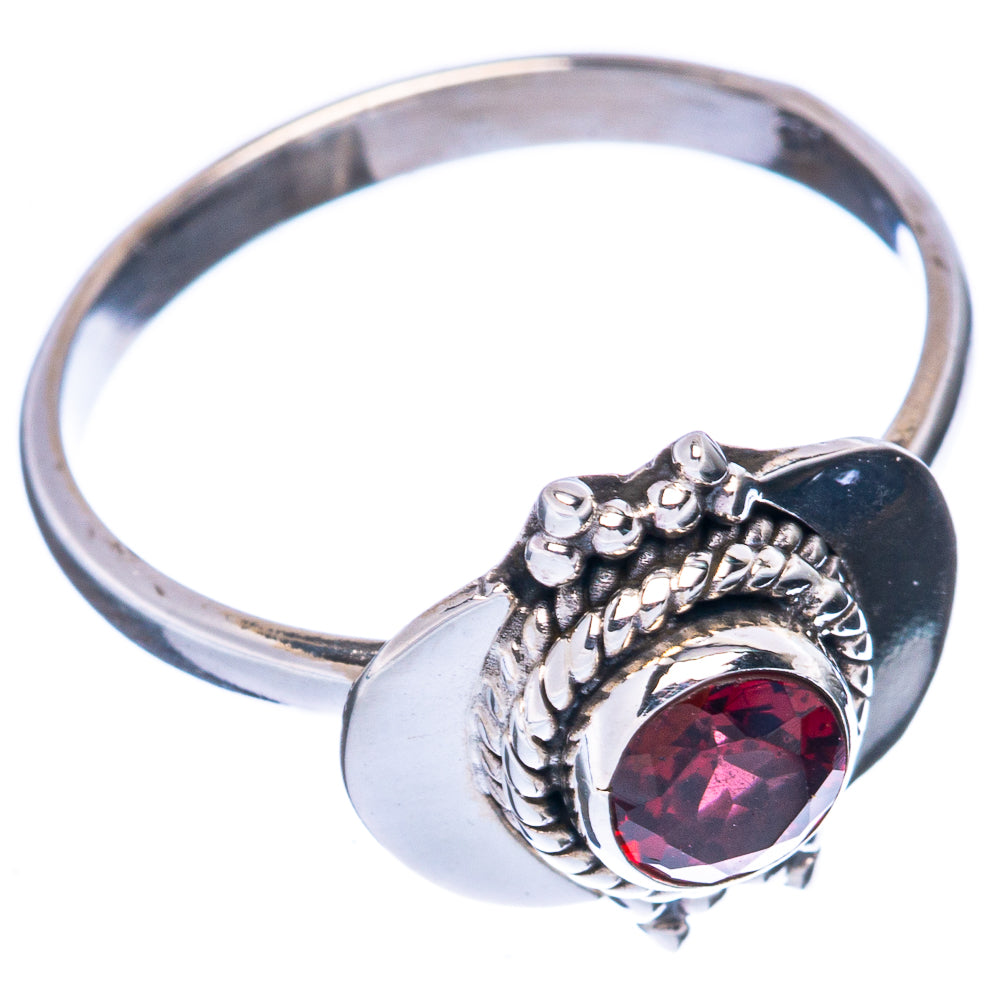 Value Garnet Ring Size 7.25 (925 Sterling Silver) R3072