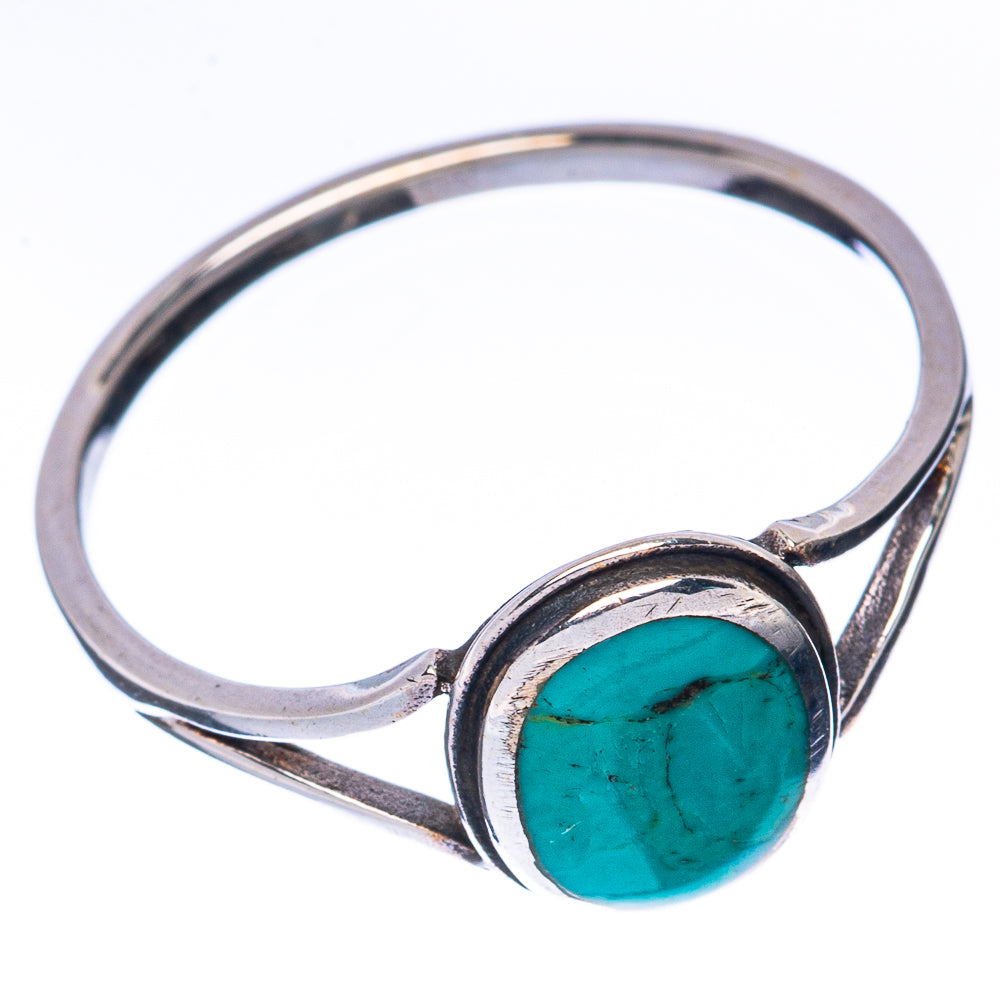 Rare Arizona Turquoise Ring Size 8 (925 Sterling Silver) R3049