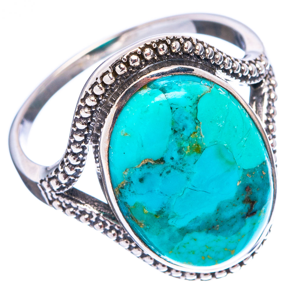 Mohave Turquoise Ring Size 9.5 (.925 Sterling Silver)