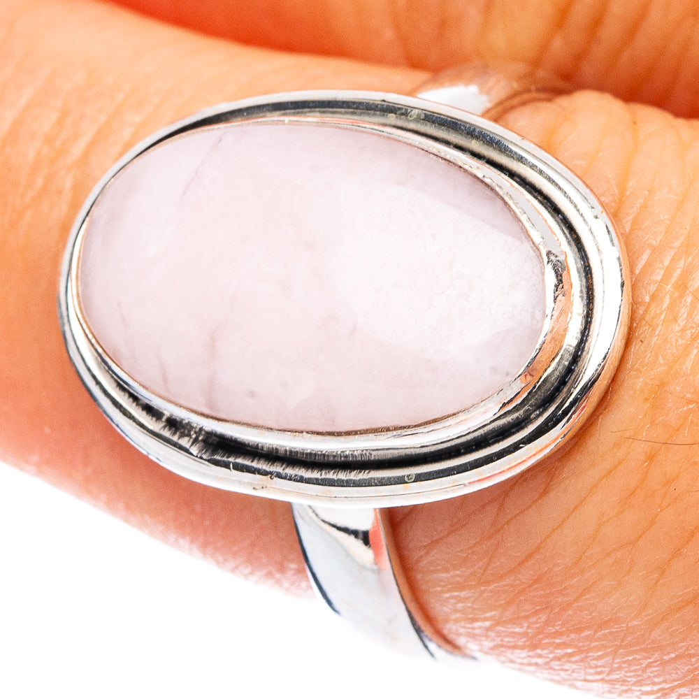 Pink Opal Ring Size 7.75 (925 Sterling Silver) R4980