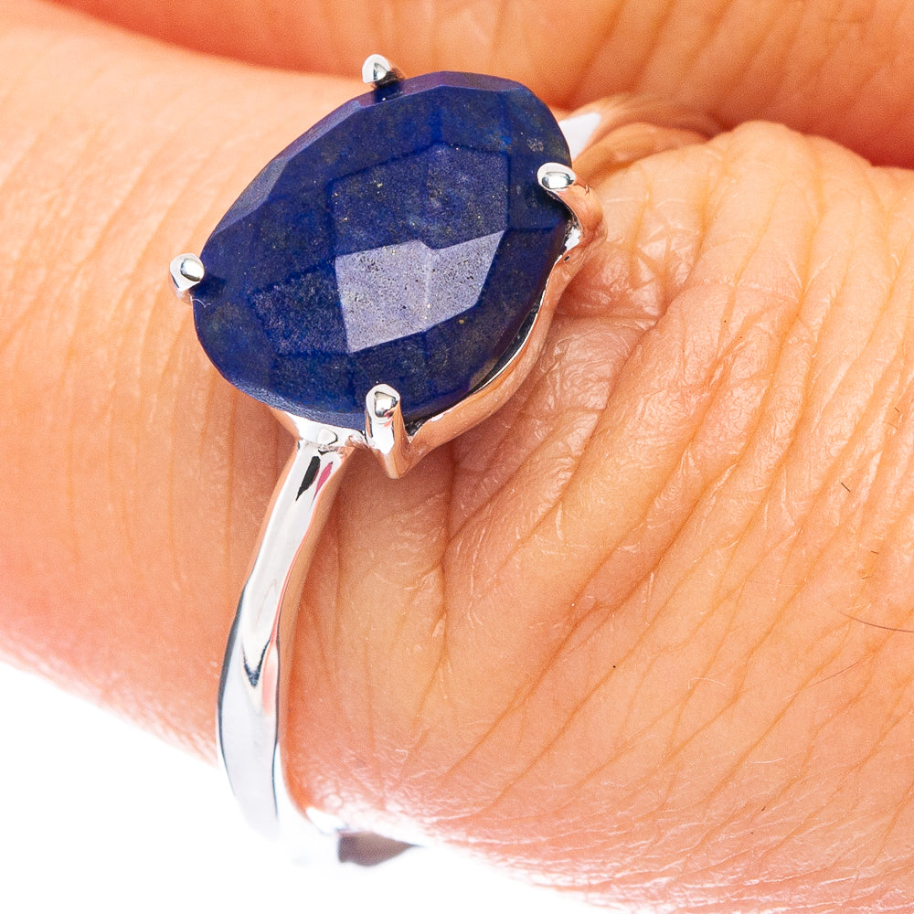 Value Lapis Lazuli Ring Size 8 (925 Sterling Silver) R7522