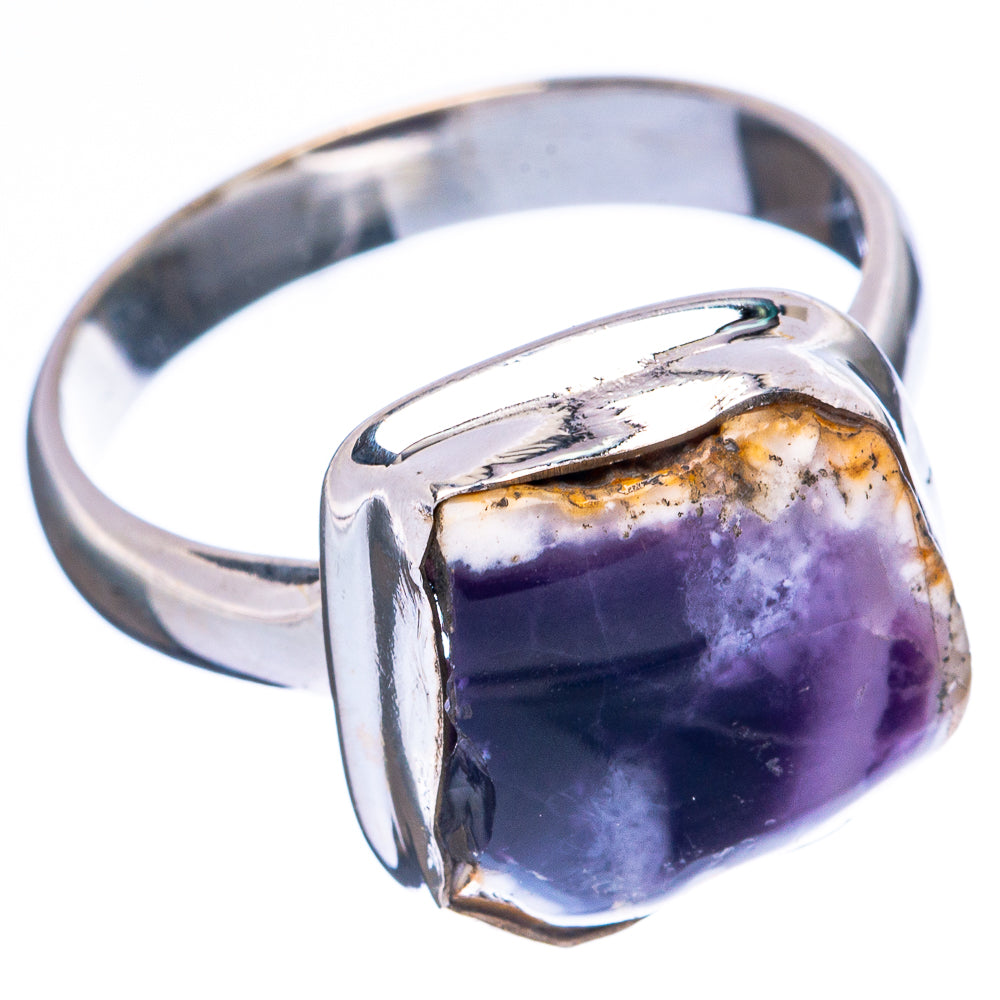 Rare Mexican Purple Opal Ring Size 8 (925 Sterling Silver) R4096