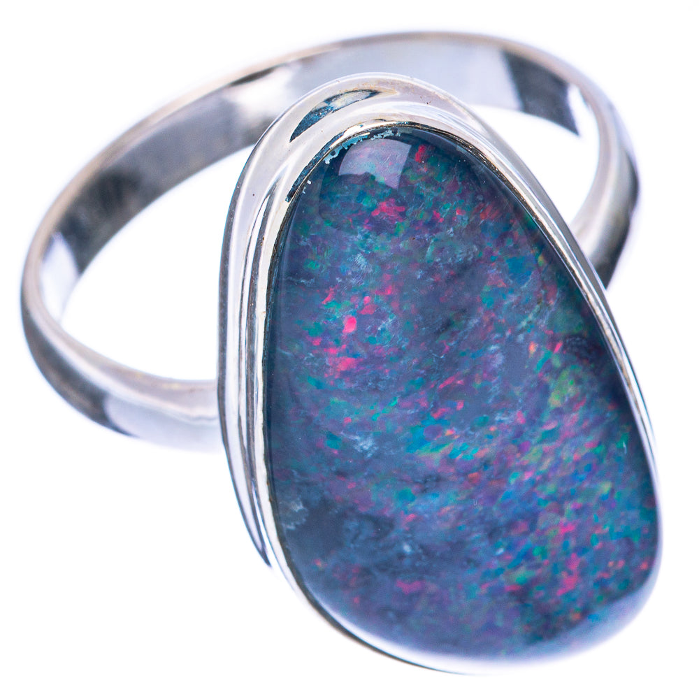 Rare Triplet Opal Ring Size 9.75 (925 Sterling Silver) R2070