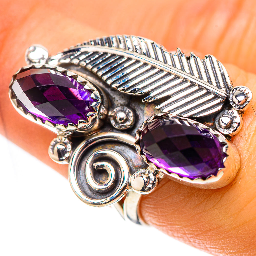 Faceted Amethyst Ring Size 7 (925 Sterling Silver) RING138550