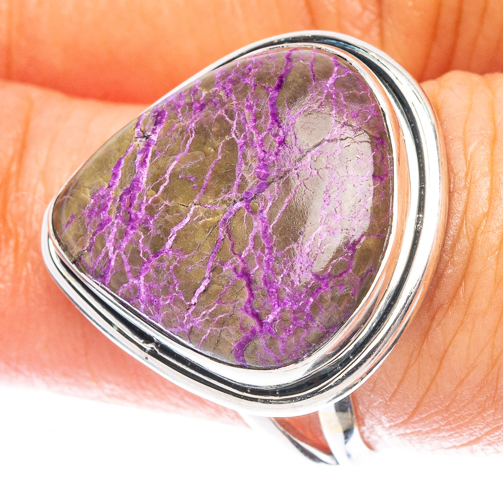 Purpurite Ring Size 6.75 (925 Sterling Silver) R6911