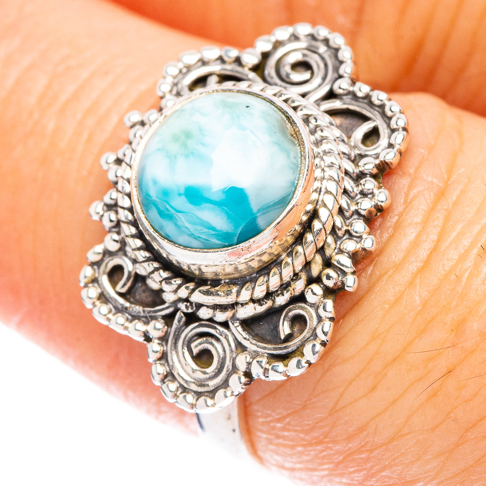 Larimar Ring Size 7 (925 Sterling Silver) R146807