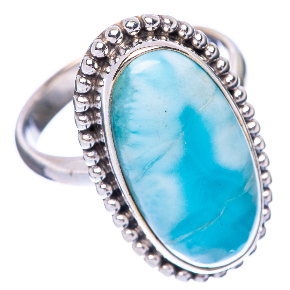 Larimar Ring Size 7 (925 Sterling Silver) R1701