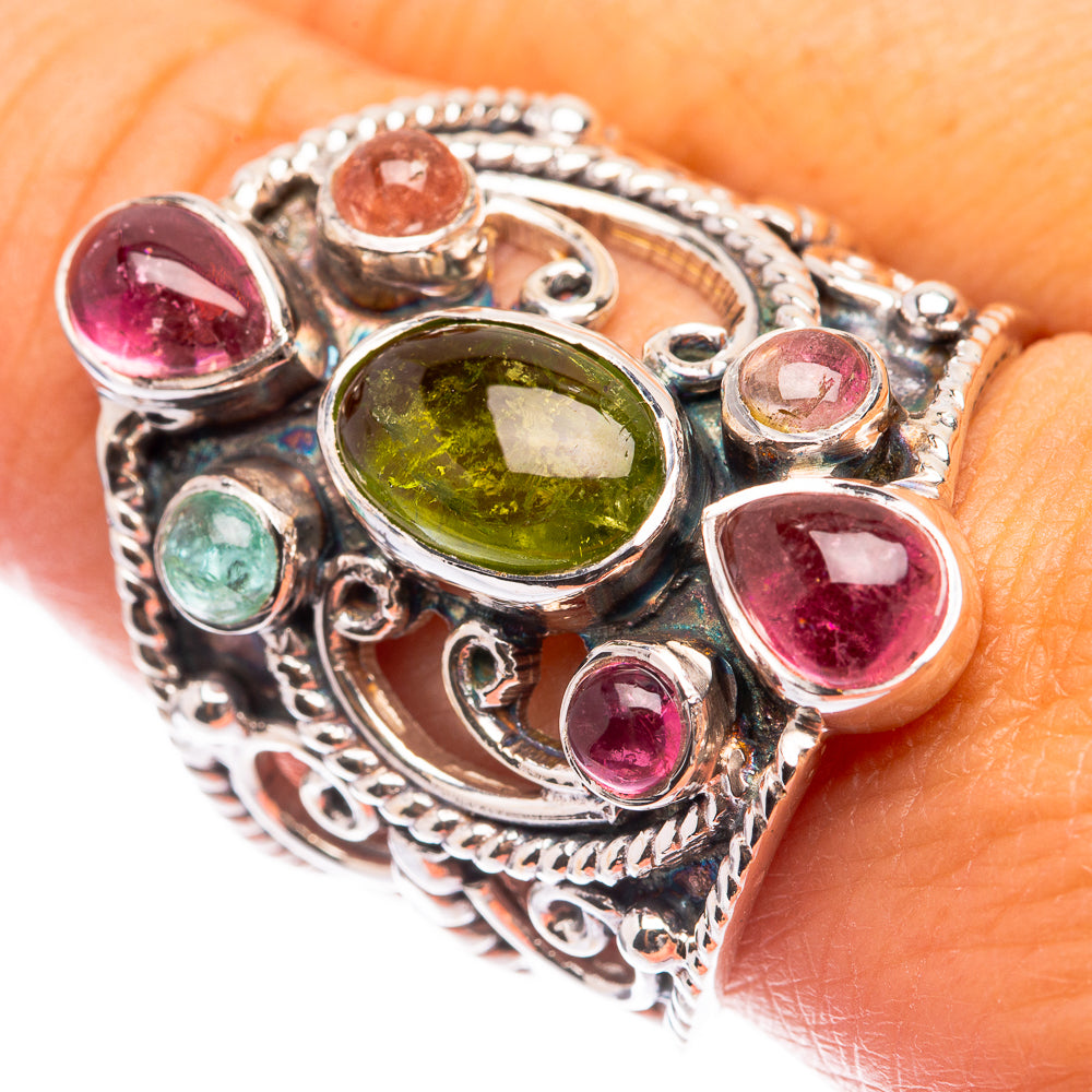 Signature Mixed Tourmaline Ring Size 9 (925 Sterling Silver) R141700