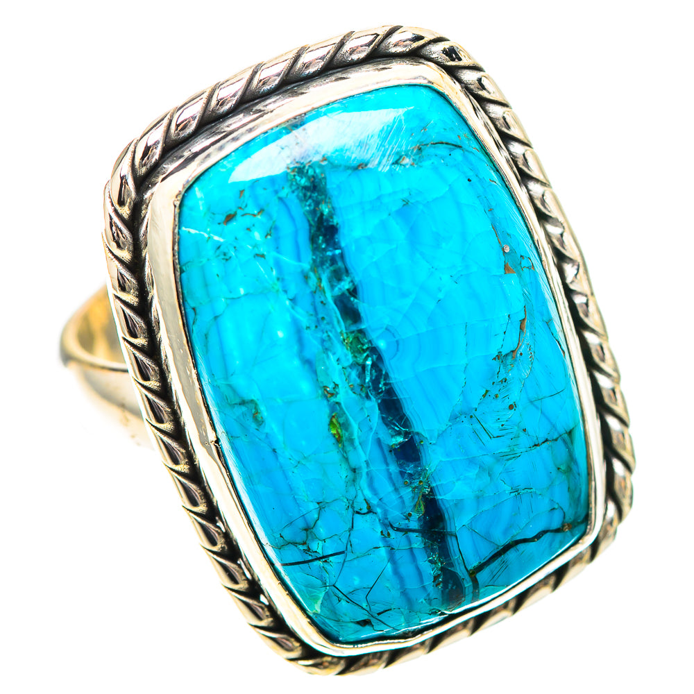 Chrysocolla Ring Size 6.75 (925 Sterling Silver) RING139046