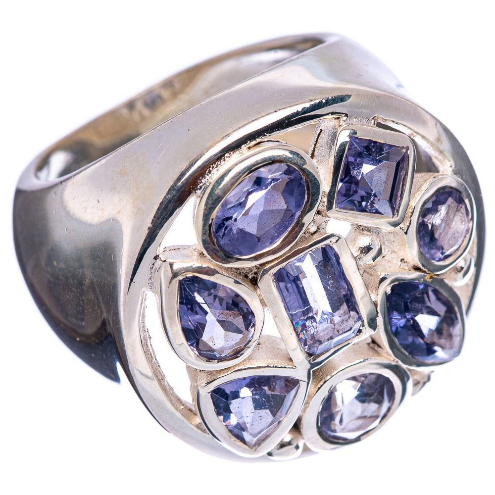Premium Faceted Tanzanite Ring Size 6.75 (.925 Sterling Silver)