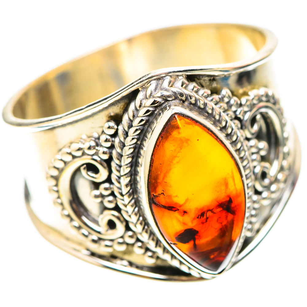 Baltic Amber Ring Size 10 (925 Sterling Silver) RING138484