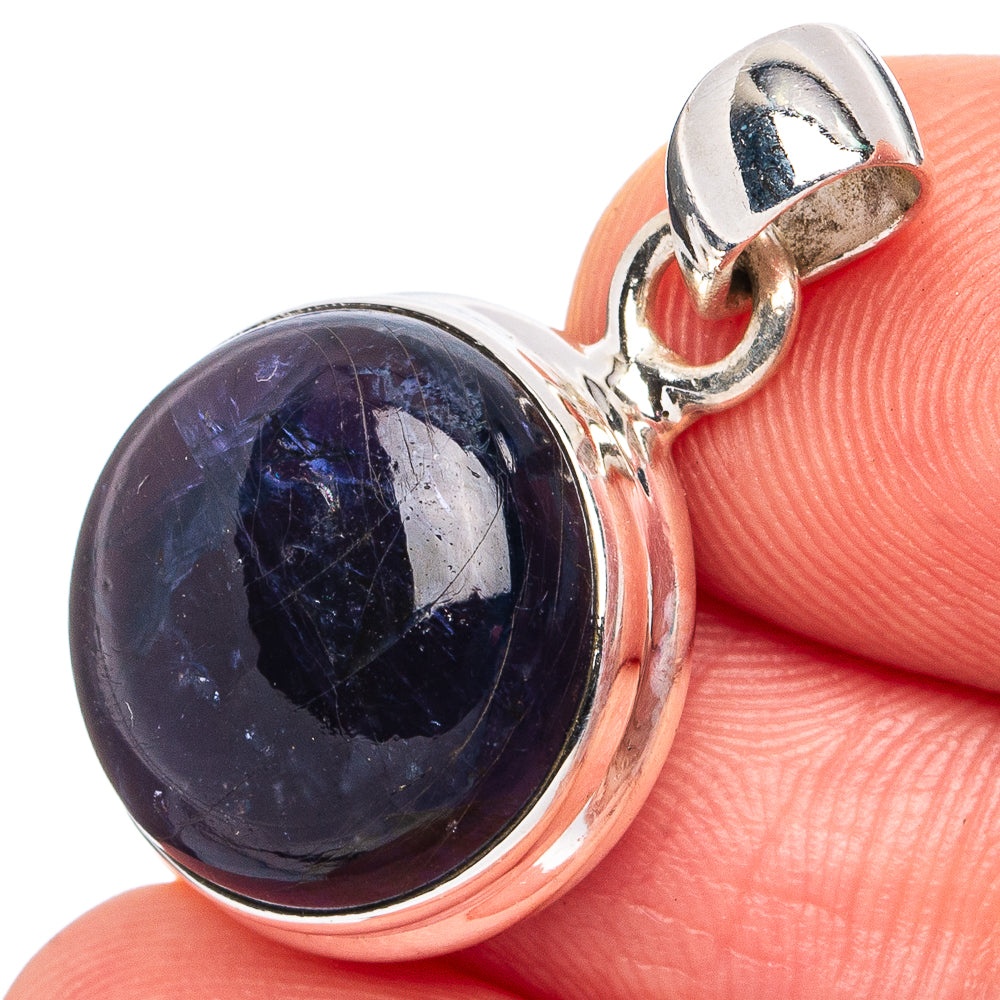Iolite Pendant 1" (.925 Sterling Silver)