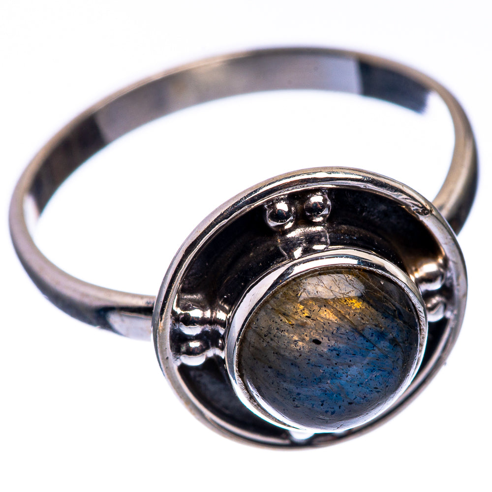 Labradorite Dainty Ring Size 7 (925 Sterling Silver) R142612
