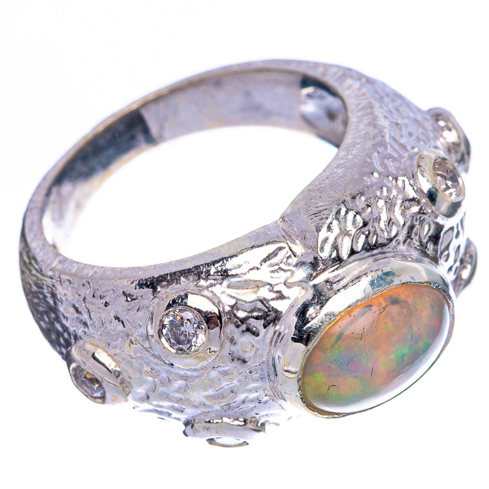 Rare Ethiopian Opal Ring Size 5.75 (925 Sterling Silver) R145949