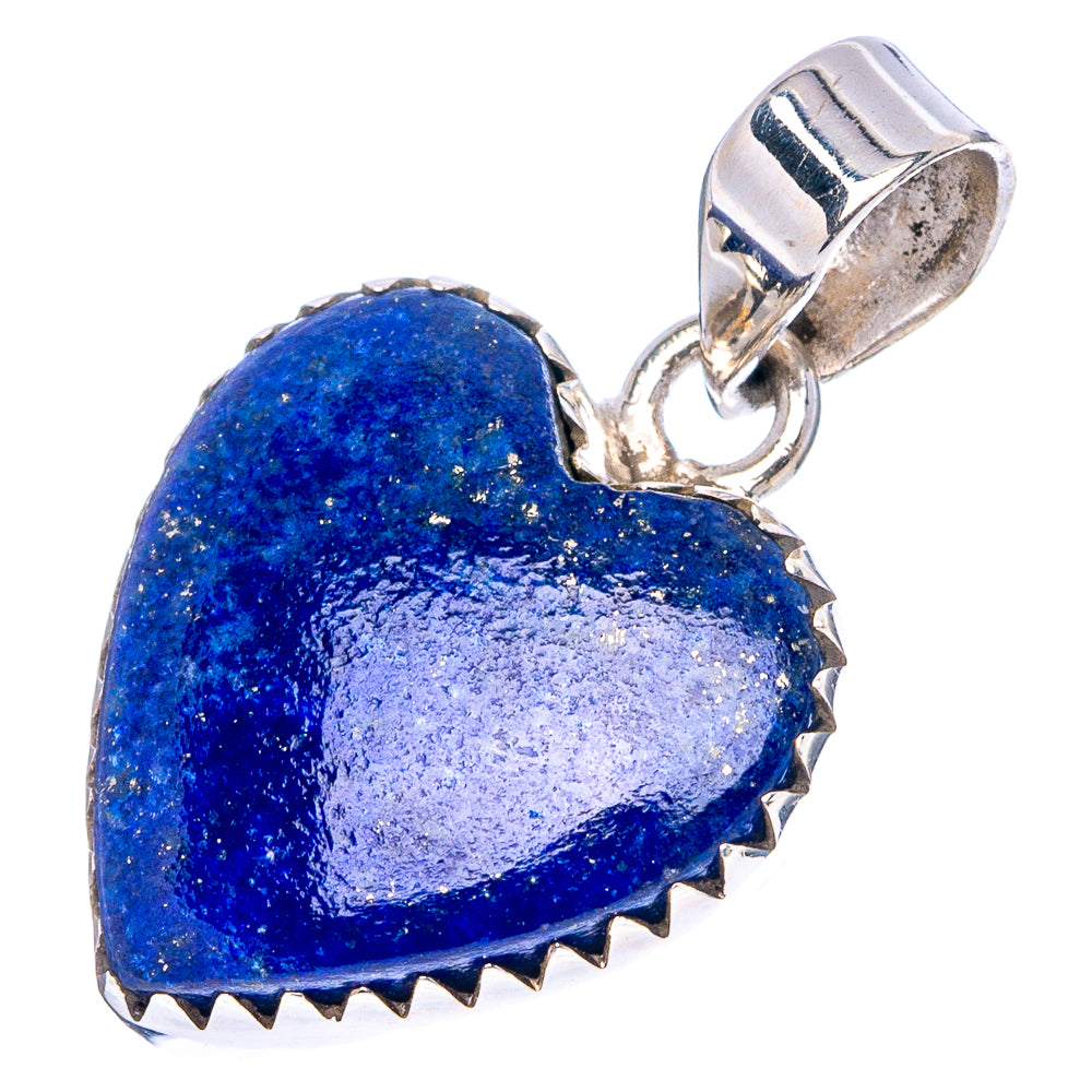 Lapis Lazuli Pendant 1 1/8" (.925 Sterling Silver)