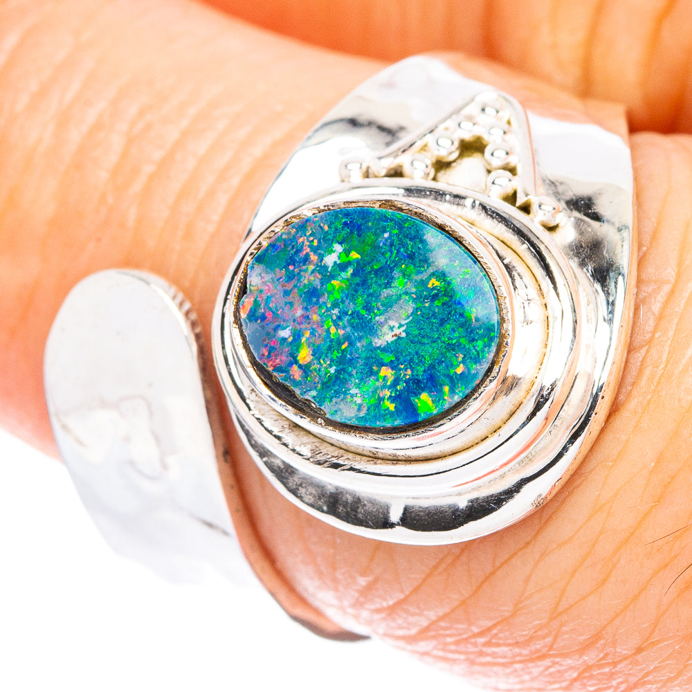 Rare Doublet Opal Ring Size 6.25 (925 Sterling Silver) R146983