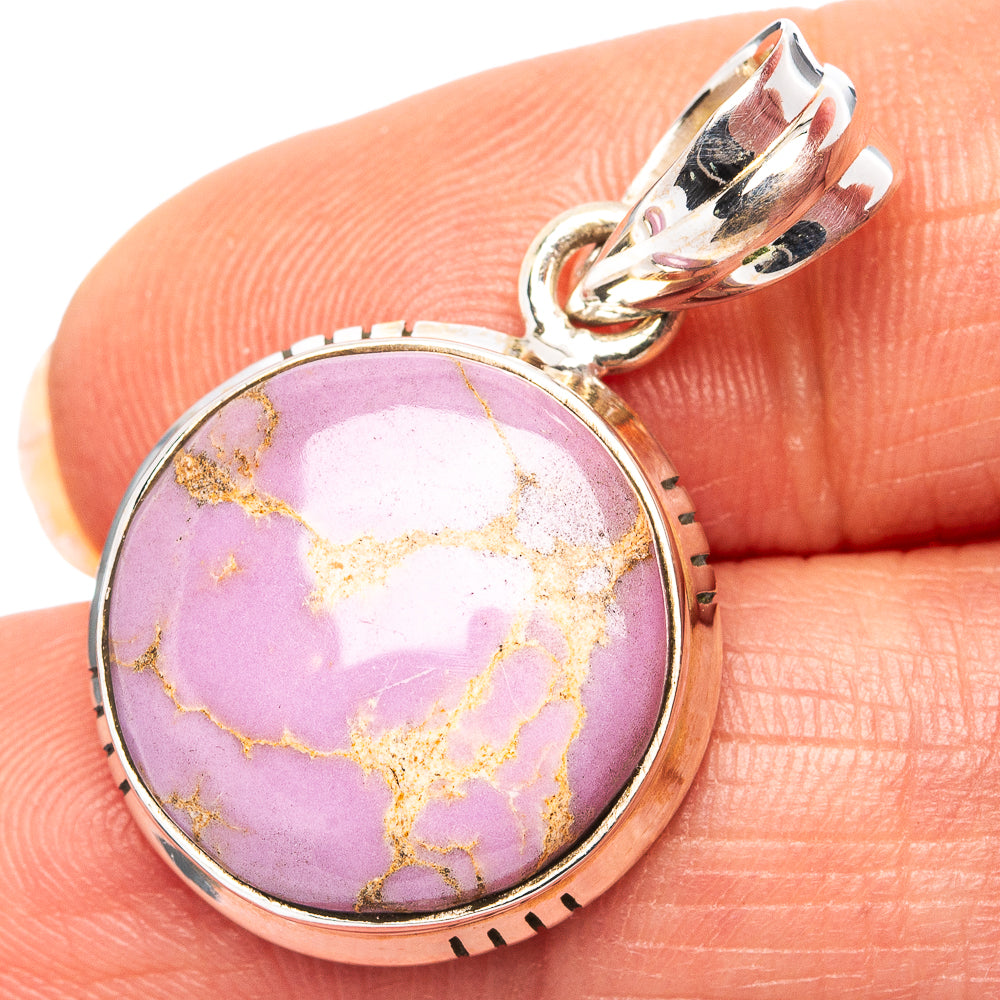 Phosphosiderite Pendant 1 1/4" (.925 Sterling Silver)