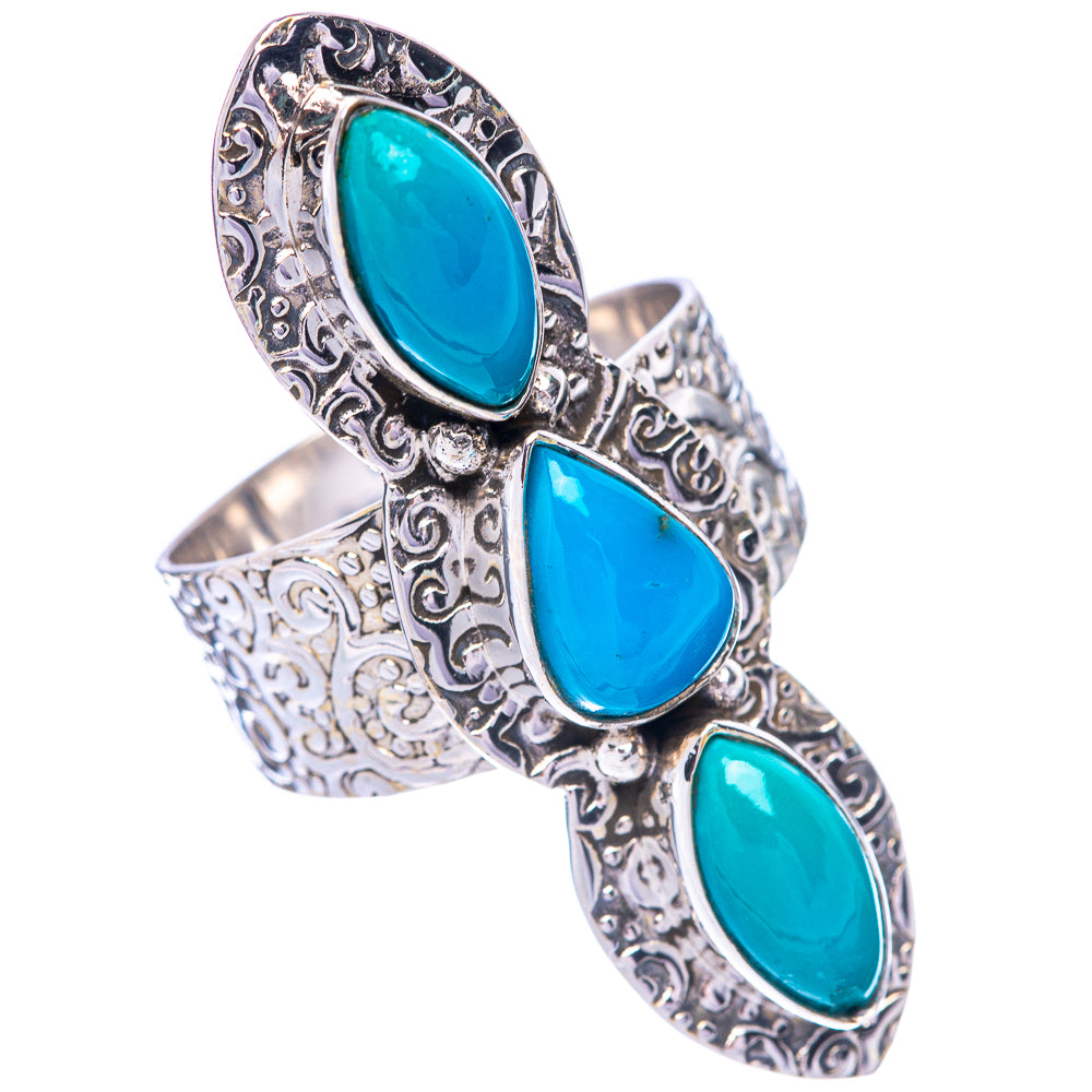 Large Sleeping Beauty Turquoise Ring Size 7 (925 Sterling Silver) R144805