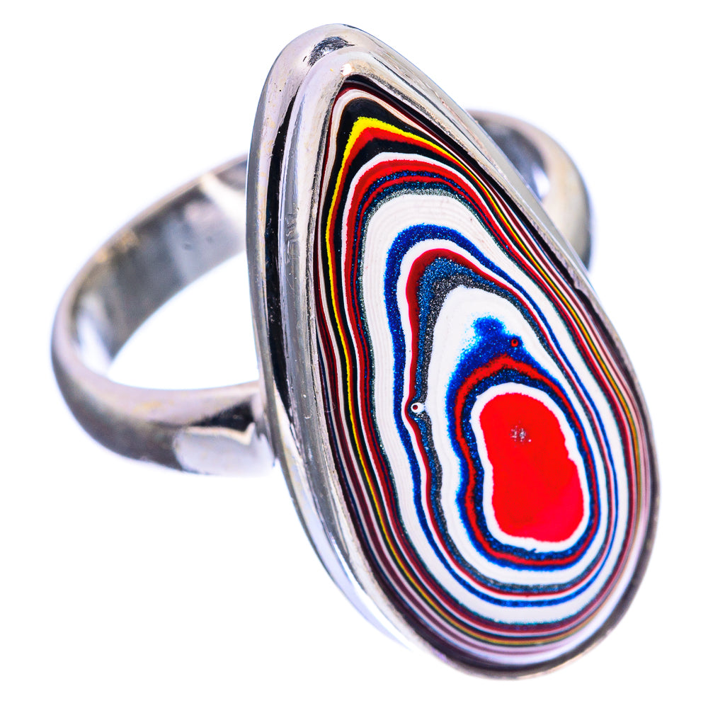 Fordite Ring Size 6.5 (925 Sterling Silver) R143088