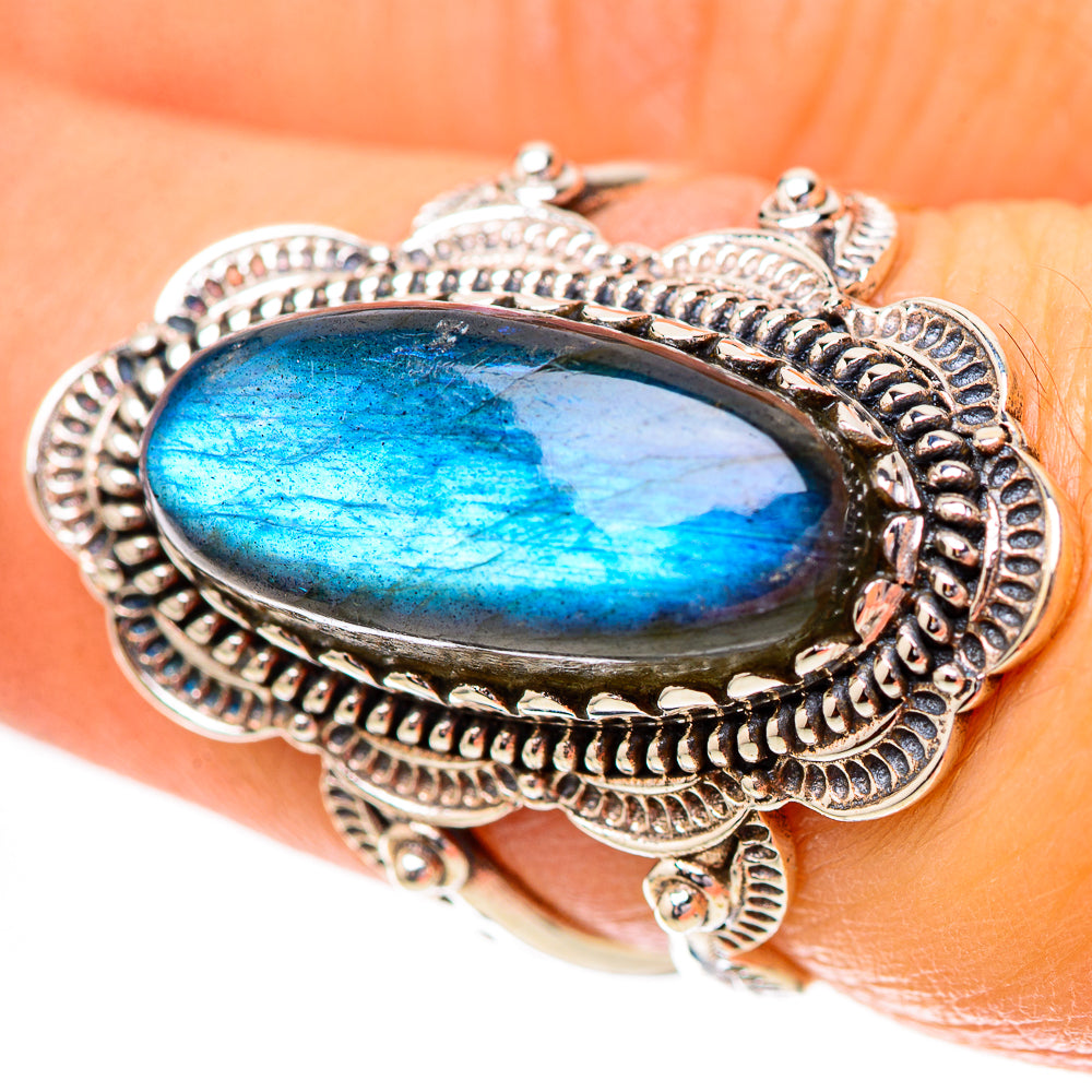 Labradorite Ring Size 7 (925 Sterling Silver) RING139752
