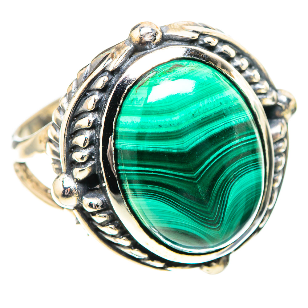 Malachite 925 Sterling Silver Ring Size 9.25 (925 Sterling Silver) RING139533