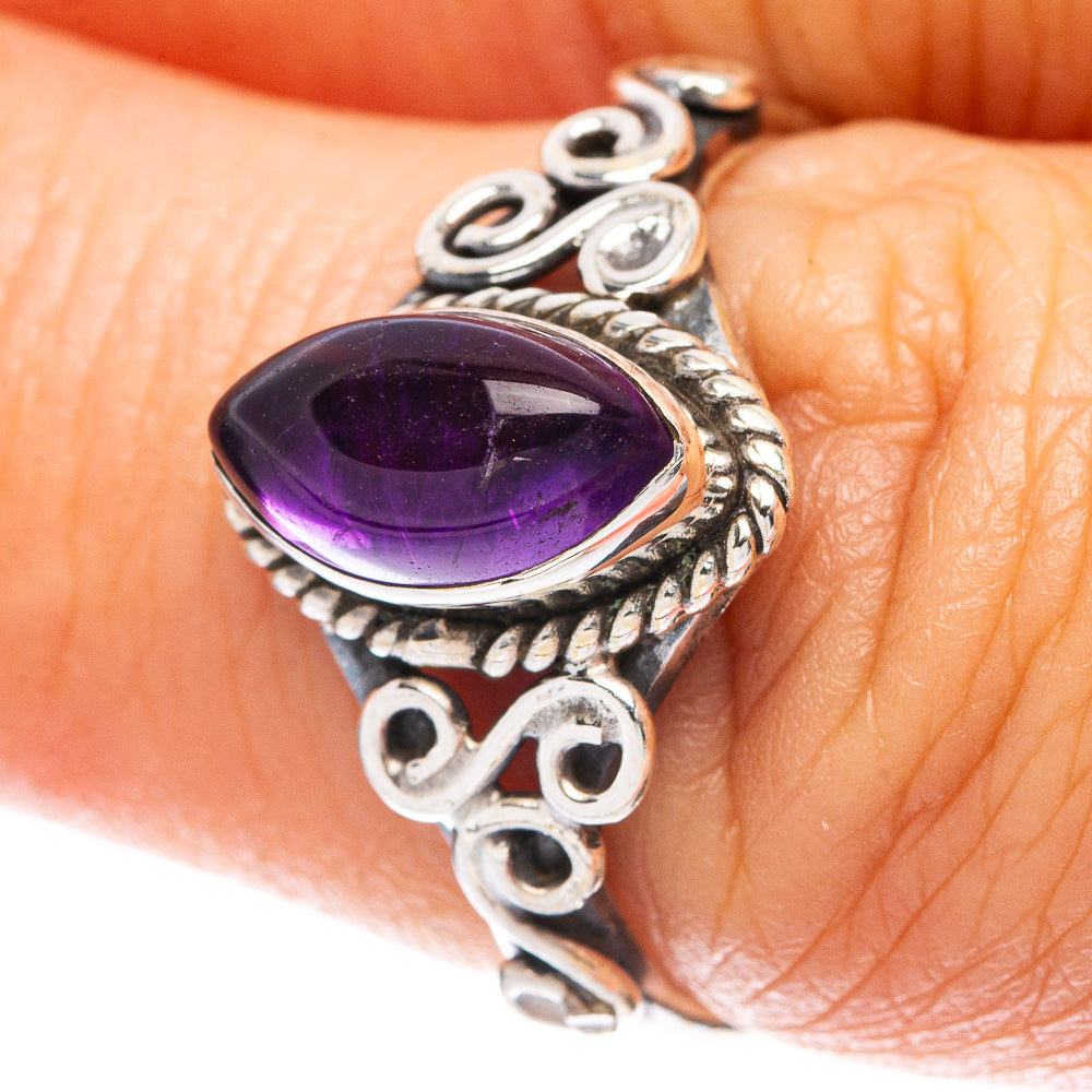 Amethyst Dainty Ring Size 7 (925 Sterling Silver) R5758