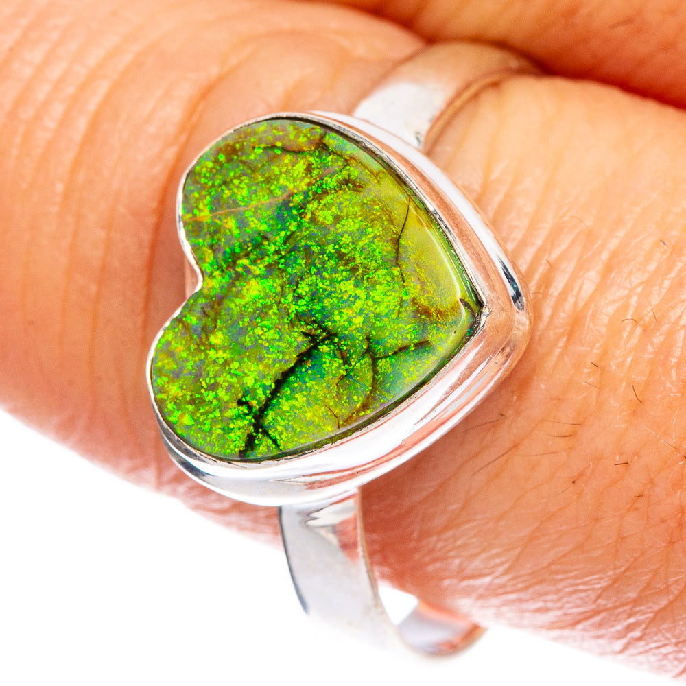 Rare Sterling Opal Ring Size 10.75 (925 Sterling Silver) R1125