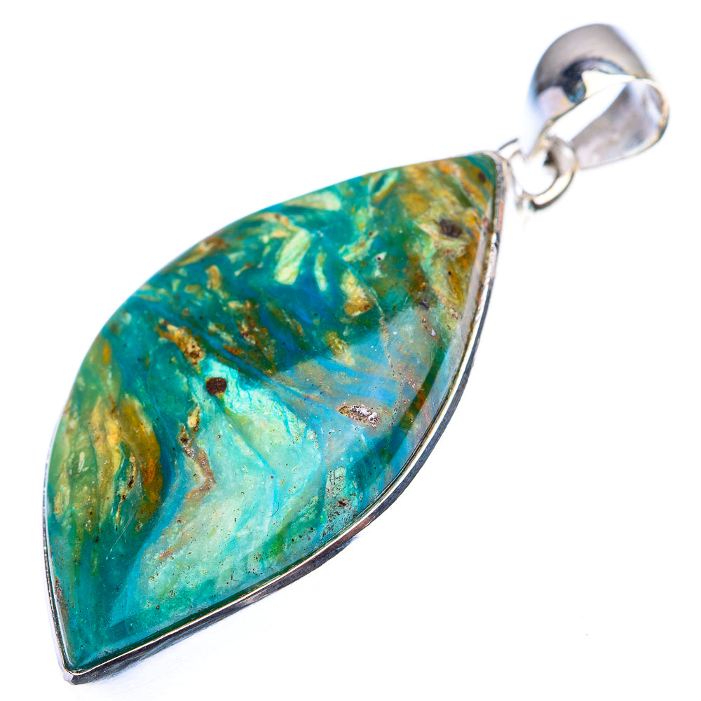 Peruvian Opal Pendant 1 5/8" (925 Sterling Silver) PD38447