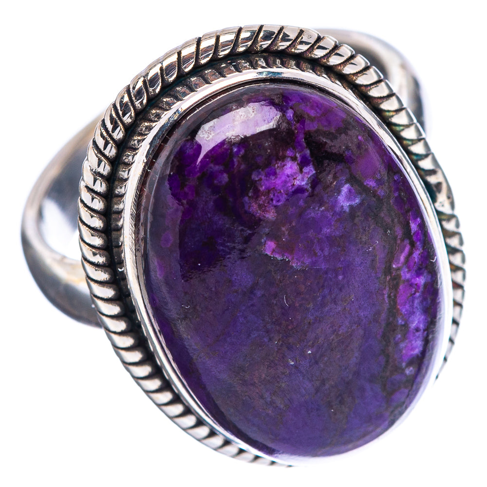 Premium Sugilite Ring Size 6.75 (.925 Sterling Silver)