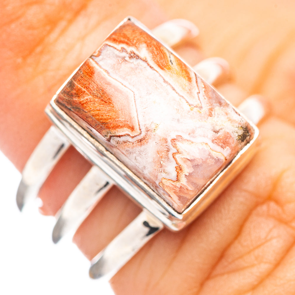 Rosetta Jasper Ring Size 5.75 (.925 Sterling Silver)