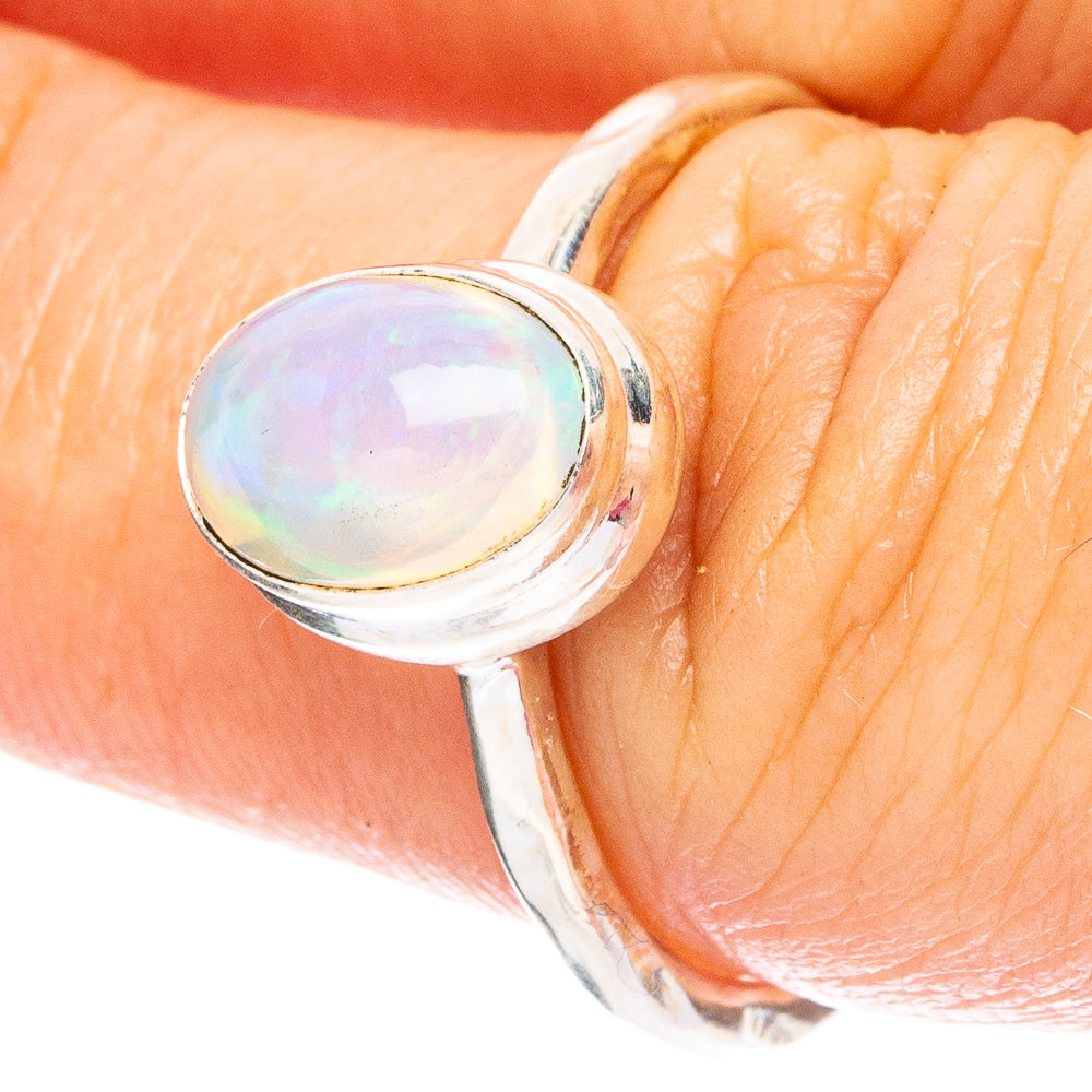 Rare Ethiopian Opal 925 Sterling Silver Ring Size 7 (925 Sterling Silver) R6209