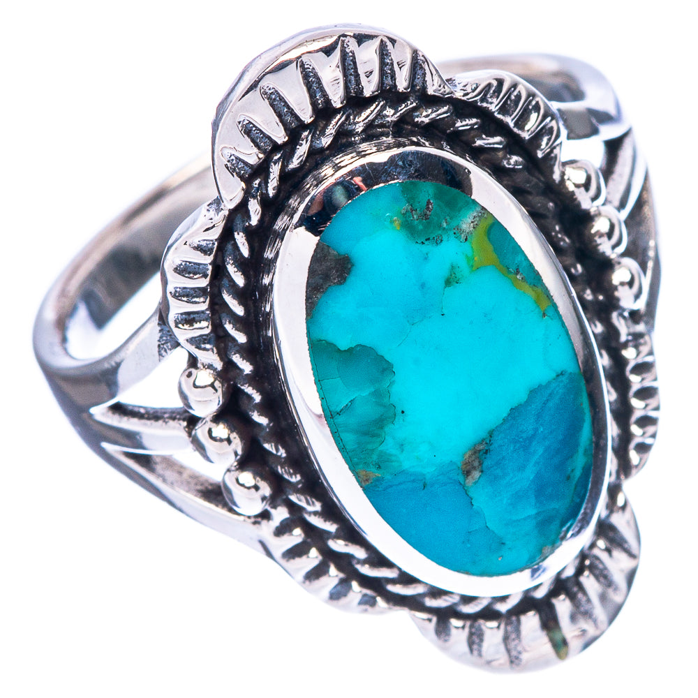 Rare Arizona Turquoise Ring Size 6.25 (925 Sterling Silver) R2311
