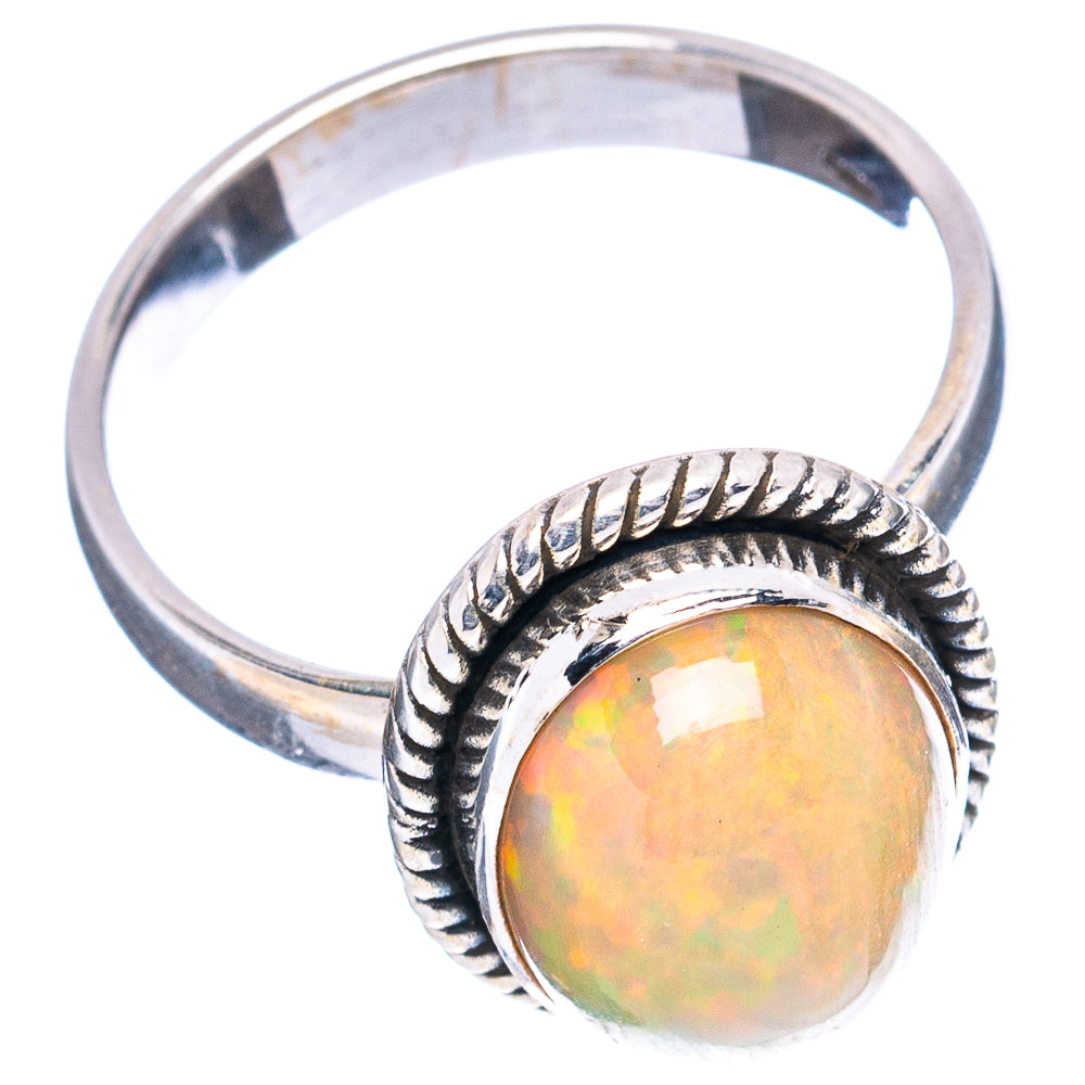 Rare AAA Ethiopian Opal Ring Size 8.5 (.925 Sterling Silver)